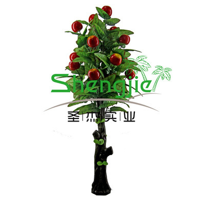 【仿真果樹 假植物廠家 仿真樹批發 人造仿真樹工廠 園林景觀樹造景】價格,廠家,圖片,人造仿真植物,廣州市圣杰園林景觀設計-