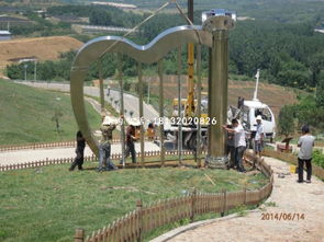 精美的不銹鋼豎琴大型公園景觀雕塑推薦 臨汾